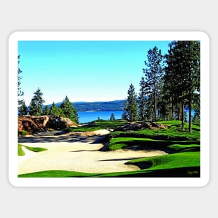 14th Hole at Coeur D'Alene Sticker